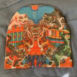 Colorful Tiger Print Beanie